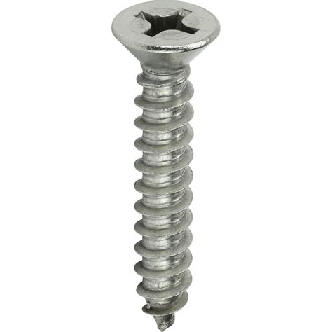 1 4 in flat head sheet metal screw|flat head stainless steel screws.